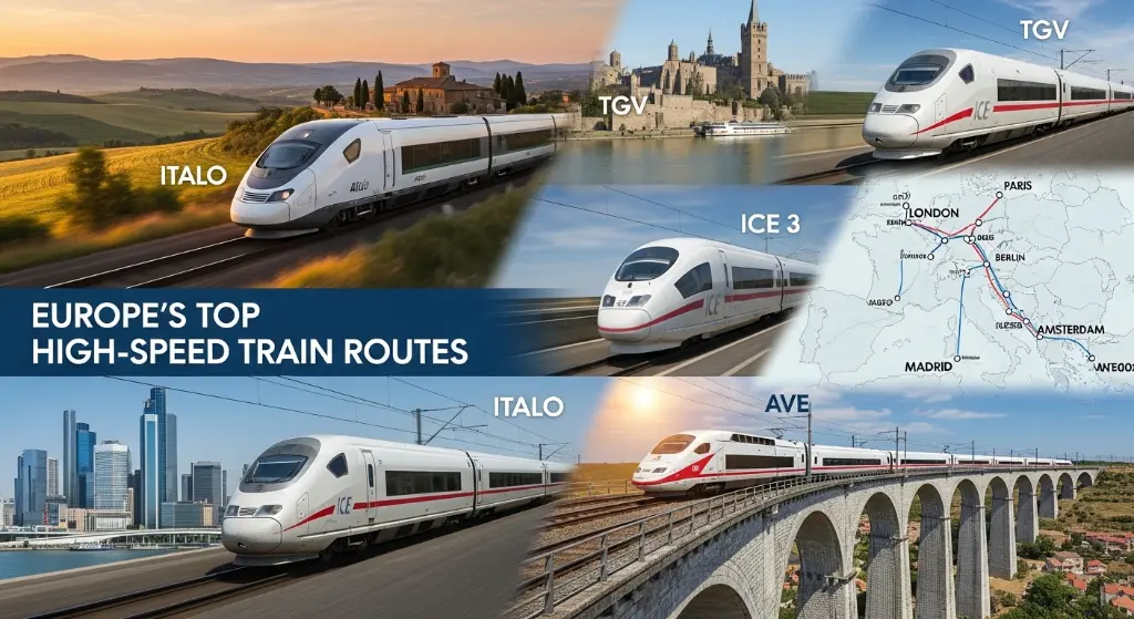 Best High-Speed Train Routes in Europe