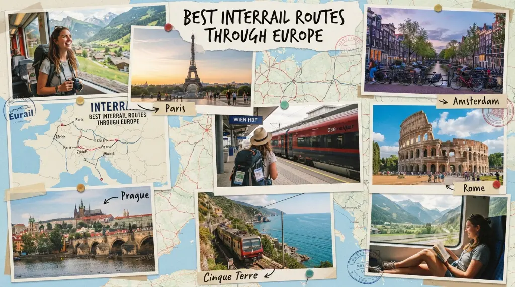 Best Interrail routes through Europe