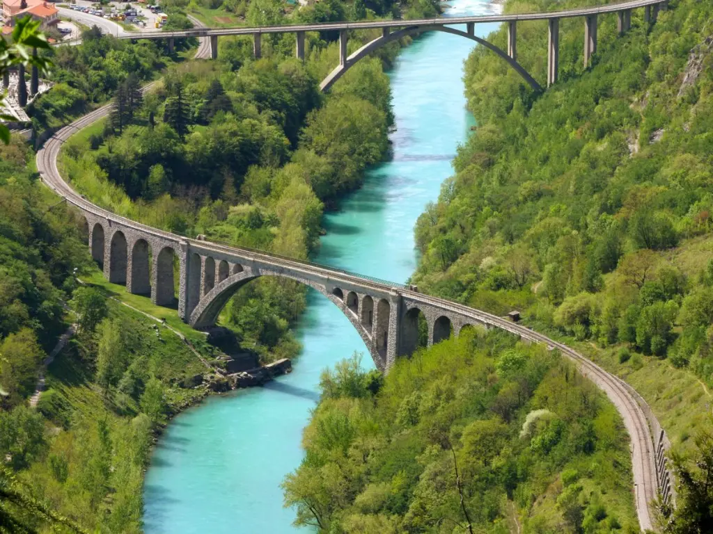 Bohinj Spoorlijn (Slovenië) Een panoramische reis terug in de tijd