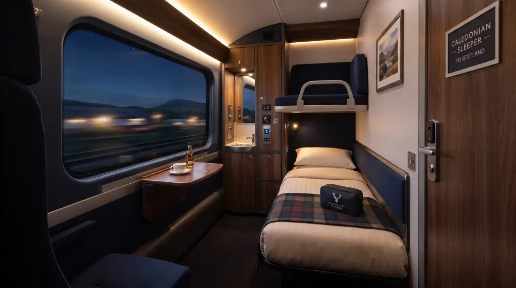 Caledonian Sleeper overnight train to Scotland