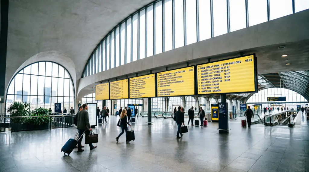 Gare de Lyon is one of the few Parisian train stations