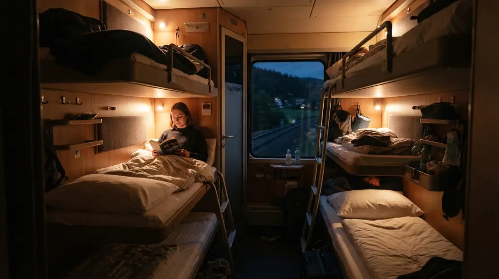  Inside a Couchette cabin