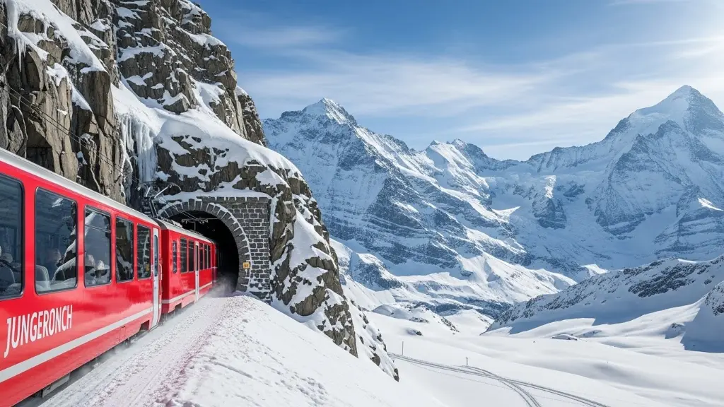 Jungfraujoch Railway Is the Top of Europe