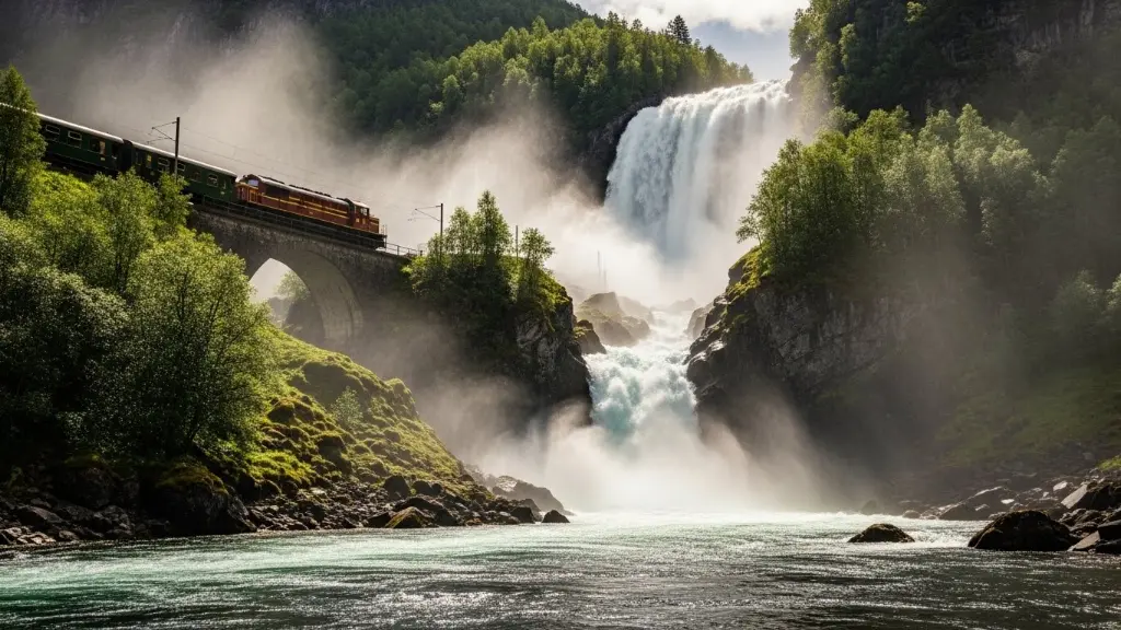Kjosfossen Waterfall