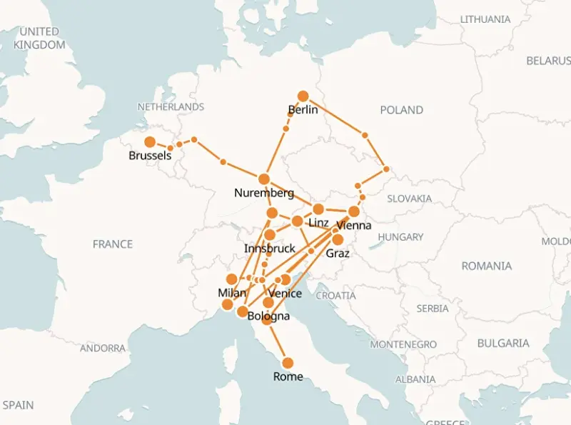 OBB Nightjet Trains Couchettes & Sleeper Cabins OBB