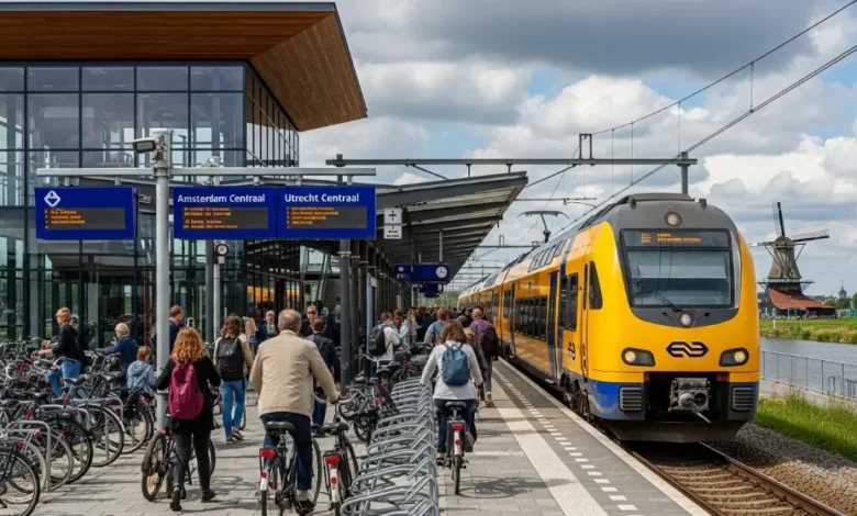 One of Europe's densest and most efficient railway networks. Famous for its punctuality, bike-friendly stations, and iconic yellow trains