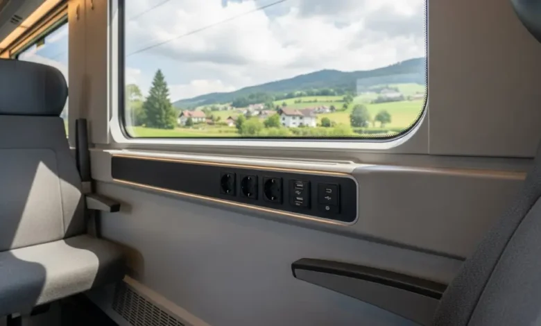 Power Outlets on European Trains