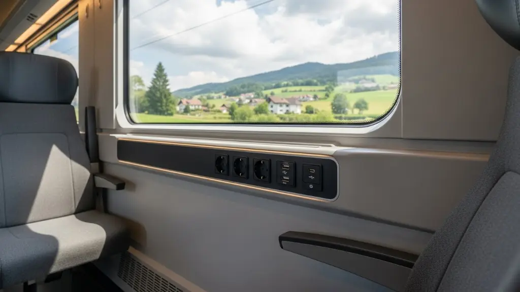 Power Outlets on European Trains