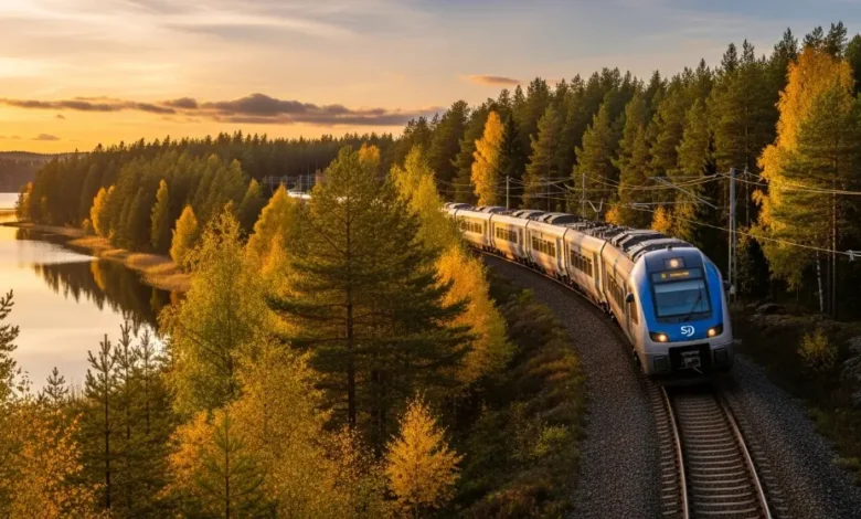 Swedish Railway Guide A Sustainable Journey Through Forests and Lakes