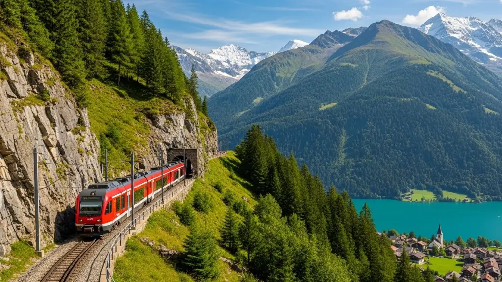 Swiss Rail Guide World-Famous Panoramic Trains Through the Alps