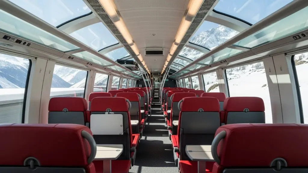 The Glacier Express Interior