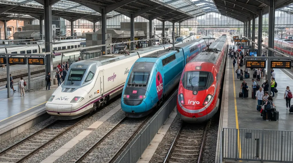 Train Operators AVE vs. OUIGO vs. iryo