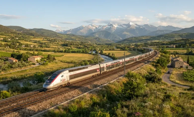 Train from Paris to Barcelona