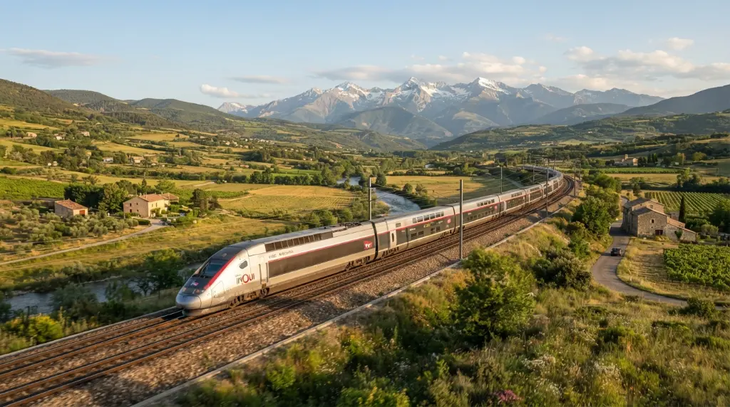 Train from Paris to Barcelona
