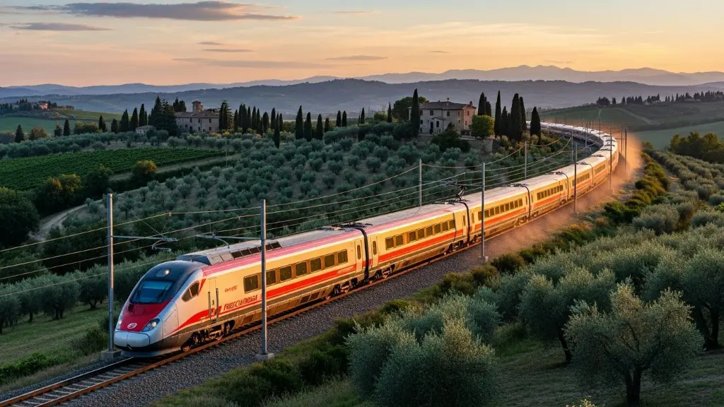 Train from Venice to Rome