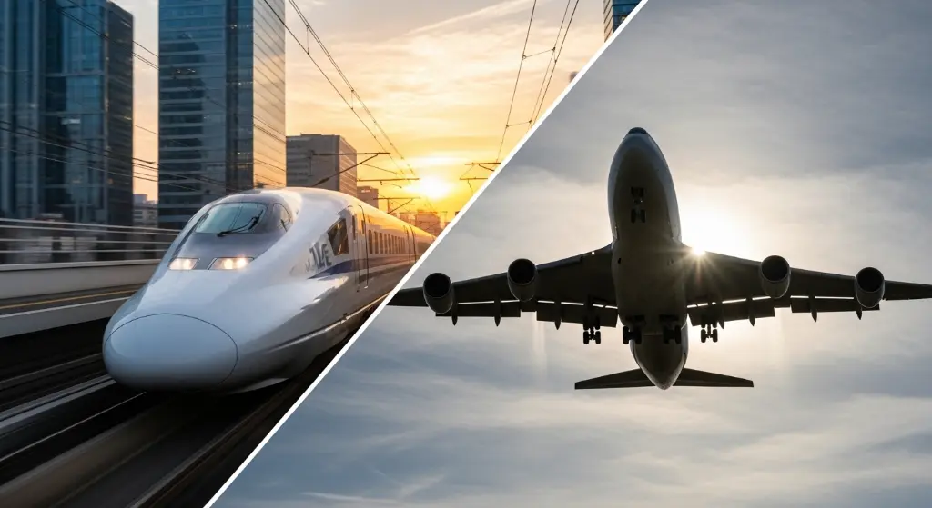 Train vs Plane Route-by-Route Travel Time Comparison in Europe